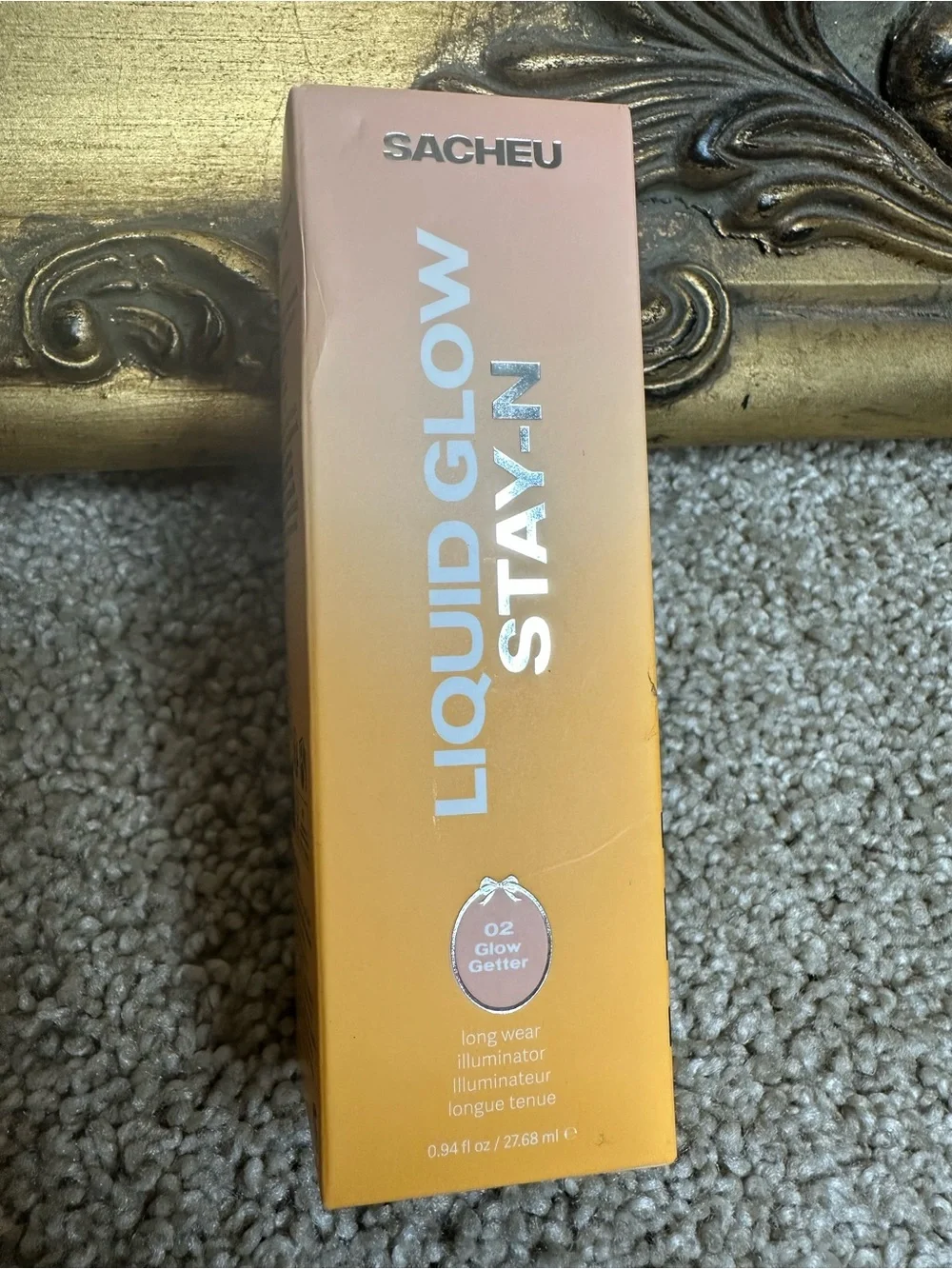 NIB Sacheu Liquid Glow STAY-N All-Day Illuminator in 02 Gold Apricot $20